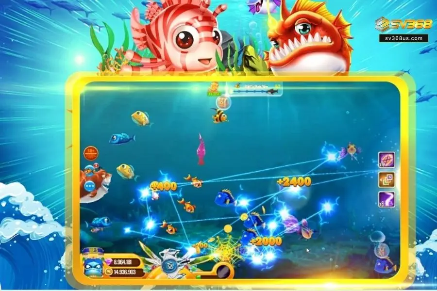 Bắn cá là top game có hình ảnh đồ họa sắc nét, chân thật