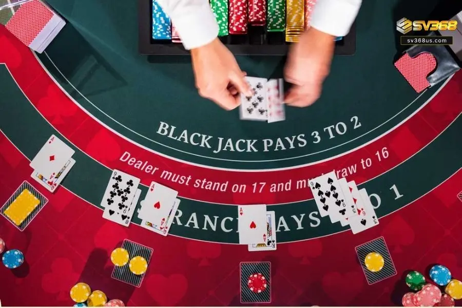 Chơi blackjack tại SV368 mang đến trải nghiệm giải trí hấp dẫn cho người chơi