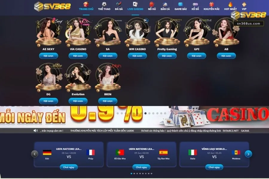 Nhà cái sở hữu nhiều ưu điểm nổi bật trở thành lựa chọn số 1 của người chơi